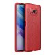 Funda Xiaomi Poco X3 Pro texturada Cuero roja