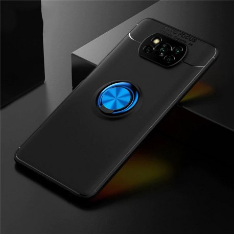 Carcasa Xiaomi Pocophone X3 Pro Anillo Magnetico negra