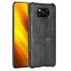 Carcasa Xiaomi Poco X3 Pro Cocodrilo negra