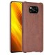 Carcasa Xiaomi Poco X3 Pro Cocodrilo marron
