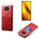Carcasa Xiaomi Poco X3 Pro Cuero roja