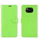 Funda Xiaomi Poco X3 Pro Libro cuero Soporte verde