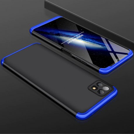 Carcasa 360 Samsung Galaxy A22 Negra y Azul