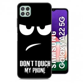 Carcasa flexible Samsung Galaxy A22 5G Ojos