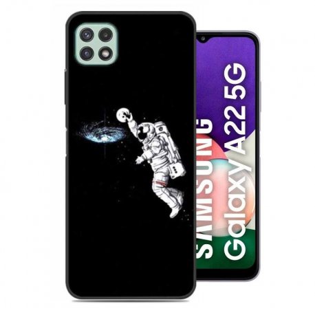 Carcasa flexible Samsung Galaxy A22 5G Astronauta