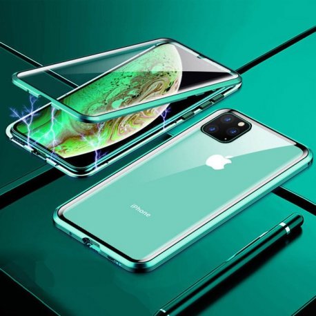 Carcasa 360 iPhone 13 Pro o Pro Max Magnetica verde