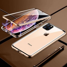 Carcasa 360 iPhone 13 Pro o Pro Max Magnetica Dorada