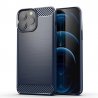 Funda iPhone 13 Pro o Pro Max textura Carbono Azul