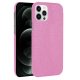 Funda iPhone 13 Pro o Pro Max Textura Cocodrilo rosa