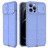 Funda iPhone 13 Pro o Pro Max Silicona cuero Azul