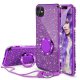 Funda Bling iPhone 13 Pro o Pro Max diamante Morada