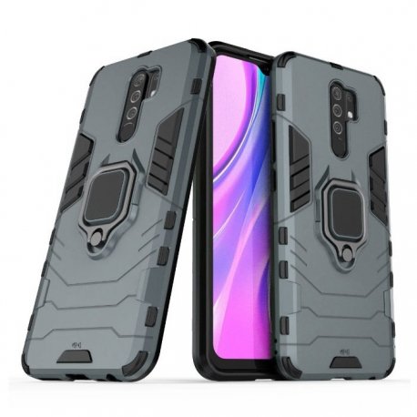 Funda Magnetica Xiaomi Redmi 9 o 9T Anilla Gris