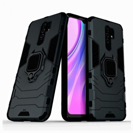Funda Magnetica Xiaomi Redmi 9 o 9T Anilla Negra