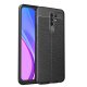 Carcasa Xiaomi Redmi 9 o 9T Cuero Tpu Focus negra