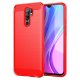 Funda Xiaomi Redmi 9 o 9T Carbono roja