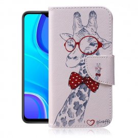 Funda Libro Xiaomi Redmi 9 o 9T dibujo Jirafa
