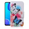 Funda Libro Xiaomi Redmi 9 o 9T dibujo Mariposas