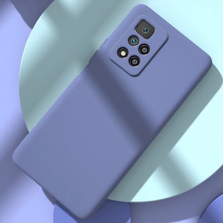 Funda Xiaomi Note 11 Pro silicona suave lila