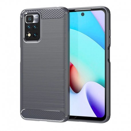 Funda Xiaomi Redmi Note 11 Pro texturada Cepillada Gris