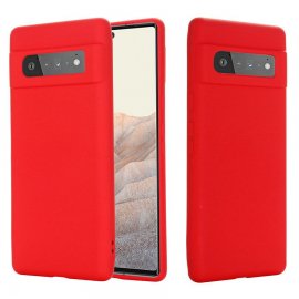 Funda Google Pixel 6 Pro Sedosa Roja