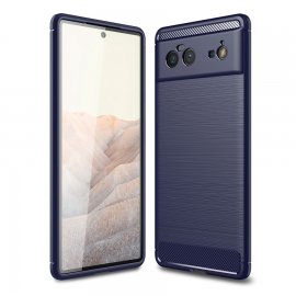 Funda Google Pixel 6 Pro Carbono flexible Azul