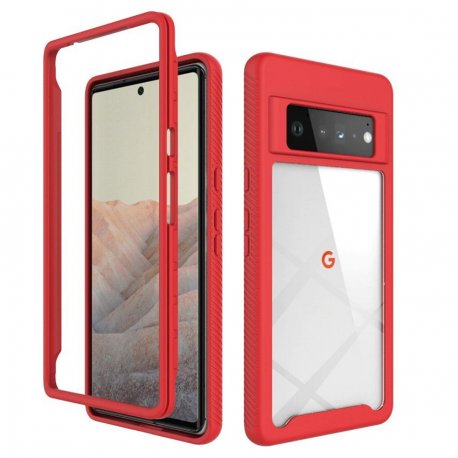 Carcasa Google Pixel 6 Pro Completa 360 Roja