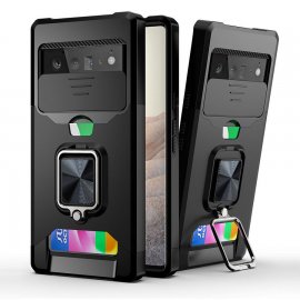 Funda Armadura Google Pixel 6 Pro Negra magnetica