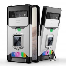 Funda Armadura Google Pixel 6 Pro Gris magnetica