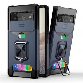 Funda Armadura Google Pixel 6 Pro Navy magnetica