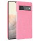 Carcasa Google Pixel 6 Pro Cuero Estilo Croco Rosa