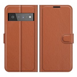 Funda Google Pixel 6 Pro Cartera Marron