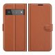 Funda Google Pixel 6 Pro Cartera Marron