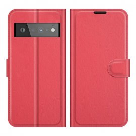 Funda Google Pixel 6 Pro Cartera Roja