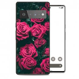 Funda flexible Google Pixel 6 Pro Rosas
