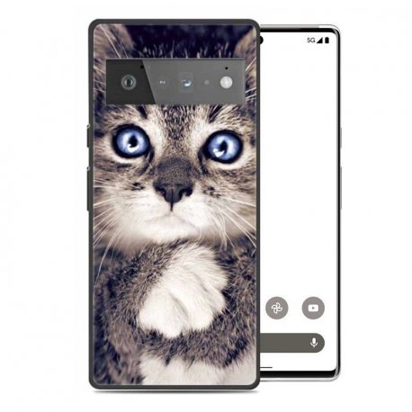 Funda flexible Google Pixel 6 Pro Gatito