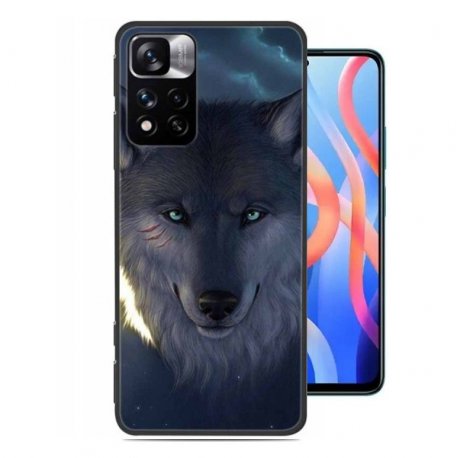 Funda silicona Xiaomi Redmi Note 11 Pro Lobo