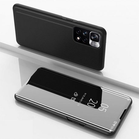 Estuche Xiaomi Redmi Note 11 y 11S libro Espejo Negra