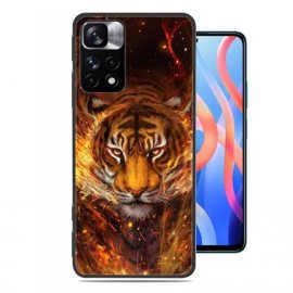 Funda silicona Redmi Note 11y 11S Tigre