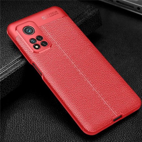 Funda Xiaomi Redmi Note 11 Pro TPU Cuero Roja