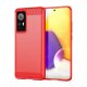 Funda Xiaomi 12 TPU Textura Carbono Roja