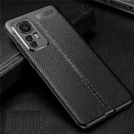 Funda Xiaomi 12 TPU Textura Cuero Negra