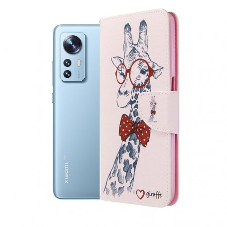 Funda libro para Xiaomi 12 Jirafa