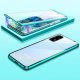 Funda Samsung Galaxy A53 5G Aluminio y cristal completa verde
