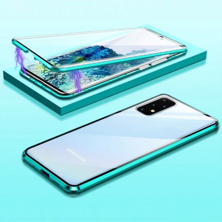 Funda Samsung Galaxy A53 5G Aluminio y cristal completa verde