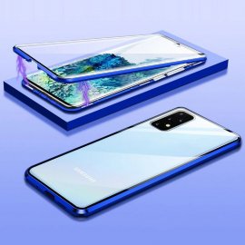 Funda Samsung Galaxy A53 5G Aluminio y cristal completa azul