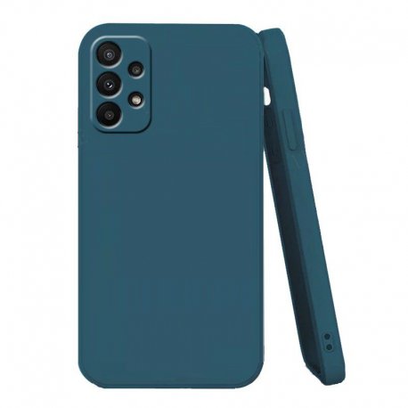 Funda Samsung Galaxy A53 silicona liquida sedosa azul