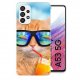 Funda Samsung Galaxy A53 5G silicona Gato feliz