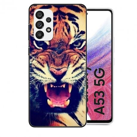 Funda Samsung Galaxy A53 5G silicona Tigre