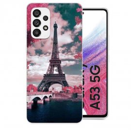 Funda Samsung Galaxy A53 5G silicona Torre Eiffel