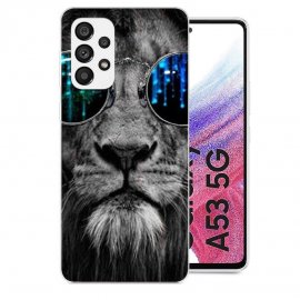 Funda Samsung Galaxy A53 5G silicona felino cool